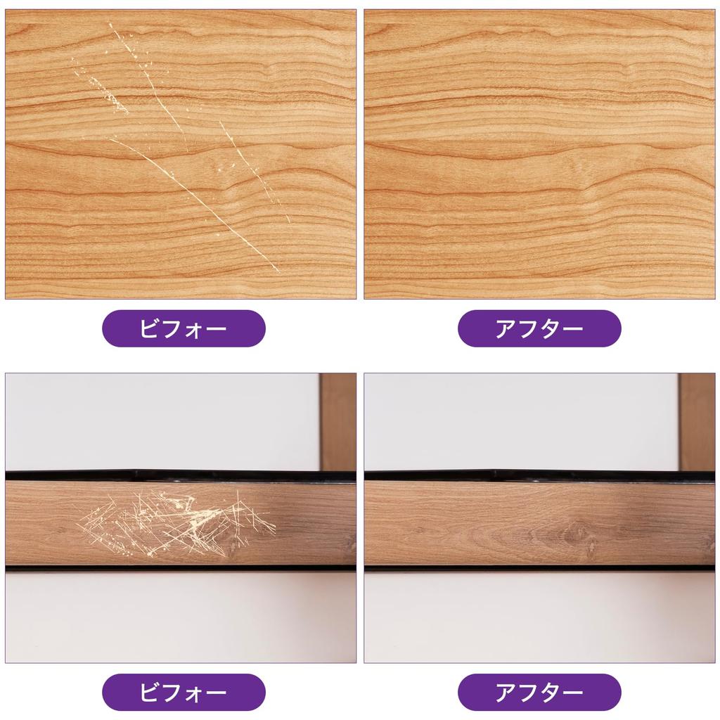 VACNITE Möbelreparatur Bodenreparatur Möbelreparatur Verstecken 6 für Boden Tür Kratzer und beinhaltet Bleistiftspitzer Marker, Stifte, Wachsmalstifte,