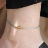 Luck Koi Anklet: Delicate Fish Woven Foot Rope for Summer 2024