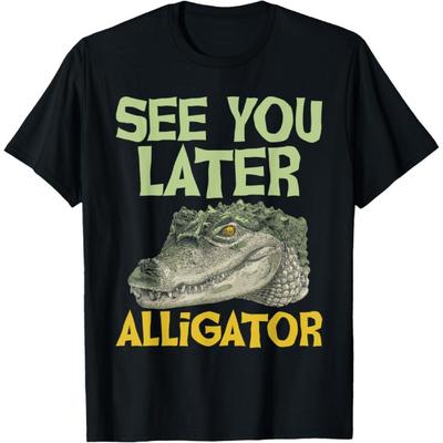 Do zobaczenia później aligatorze - Aligator Krokodyl Zwierzę Zoo Miłośnik Zwierząt Koszulka(1)