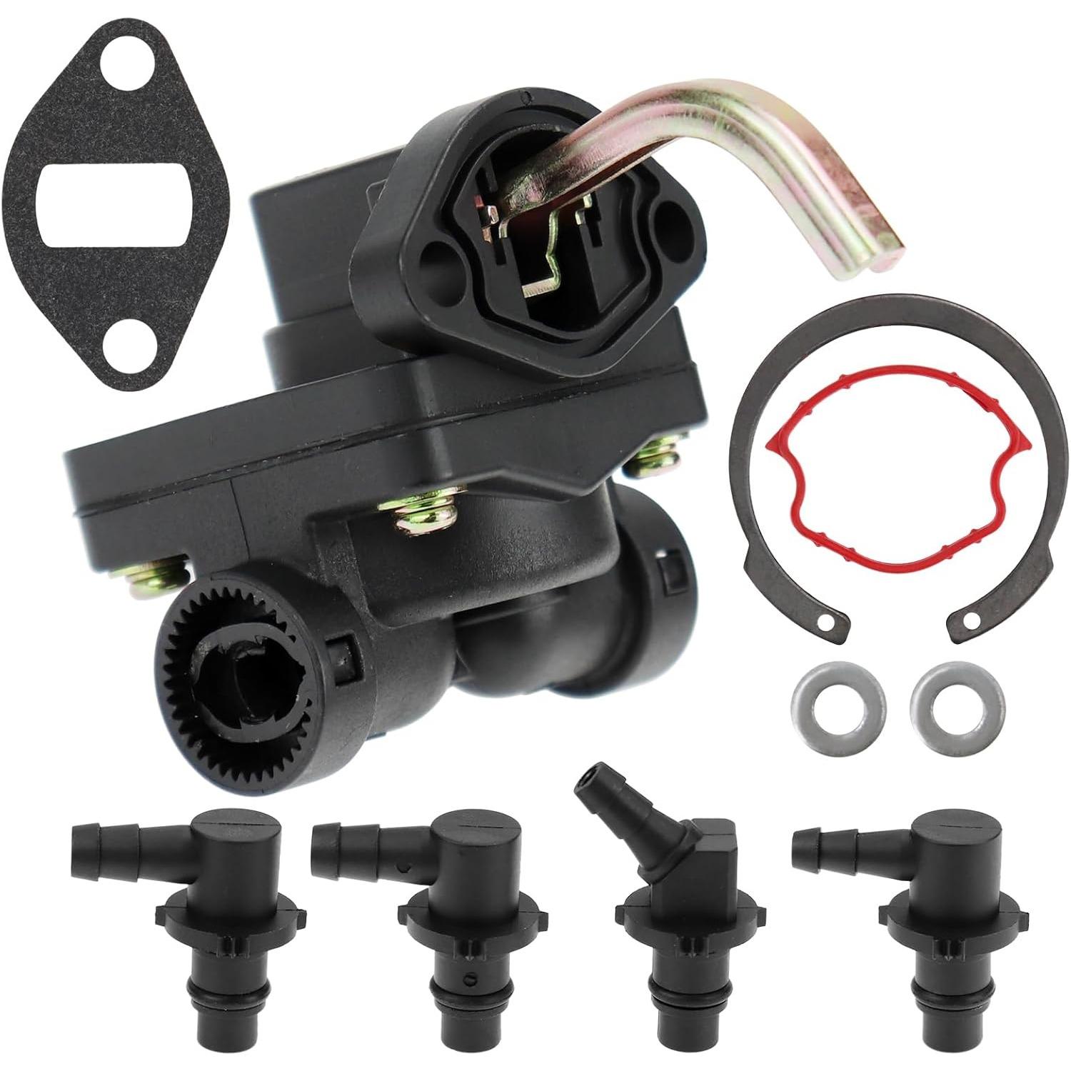 

Fuel Pump Replacement for Kohler K-Series K241 K301 K321 K341 10 12 14 16 HP Engines Replace 47 559 11-S 47 393 19 47 393 61-S 47 559 04-S AM134269 чорний