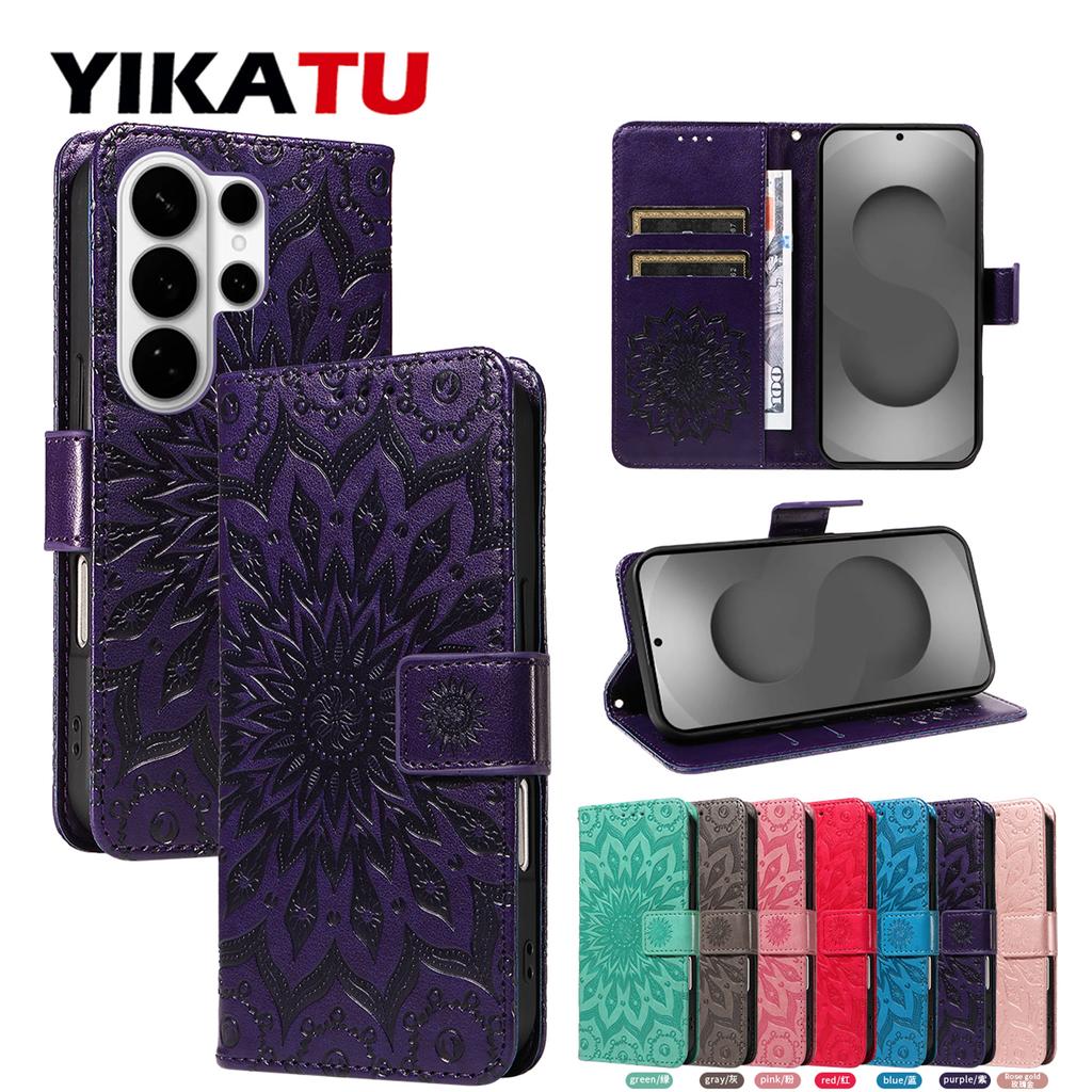 RFID Blocking Wallet Case For Samsung Galaxy S21 FE S22 Pro S23 Plus S24 S26 S30 Ultra S25 Edge 5G Leather Stand Phone Cover