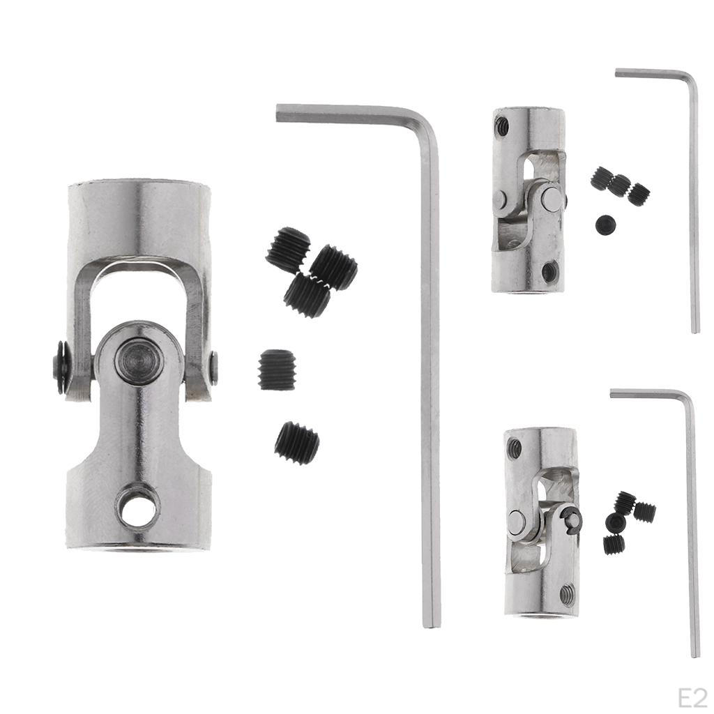 8x8mm Boat Car Shaft Coupler Motor Connector Universal Joint Coupling with Mounting