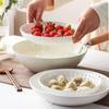 20cm Round Ceramic Steaming and Draining Plate