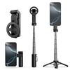 T20 Magnetic Portable Telescopic Selfie Stick 360° Rotation Universal for iPhone 16 15 14 13 12 11 Samsung Xiaomi Travel Outdoor 7