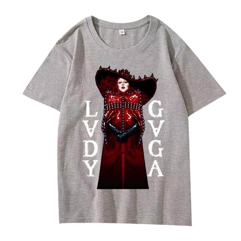 Abracadabra Lady Gaga Classic T Shirt men women Oversized 100% Cotton Hot sale short sleeve Summer print Unisex plus size tops