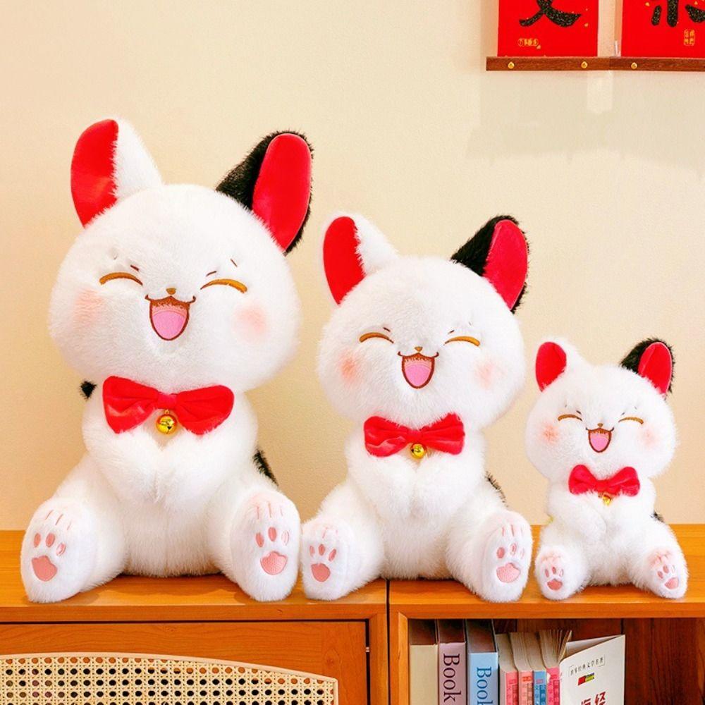 

Fluffy Cat Plush Toy Cartoon Animal Stuff Doll Accompanying Cat Plush Pillow Friends style 3