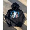 Oversized Hooded Sweatshirt Women - Streetwear Graphic Print Loose Fit Casual Pullover 2025