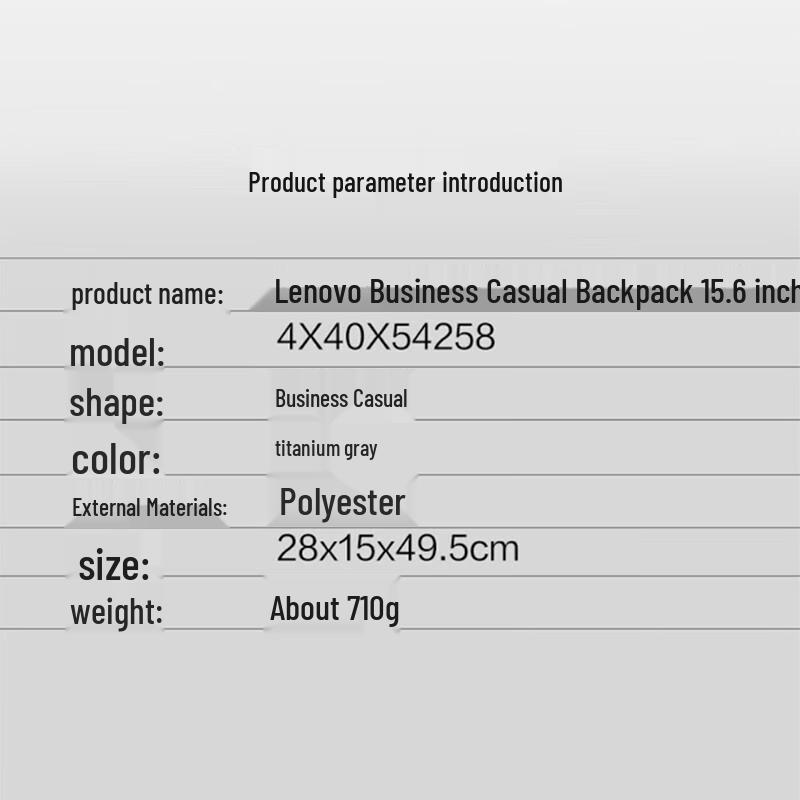 Lenovo ThinkPad Classic Business Laptop Backpack