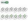 Green Leaf Napkin Rings Durable Metal Design Reusable and Easy To Clean Ideal for Weddings Parties and Holiday Celebrations