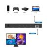 4K HDMI Multi-Viewer Switch 4x1, 4K@30Hz Quad Seamless HDMI Multiviewer Switcher 4 in 1 Out w/Remote for Security Camera