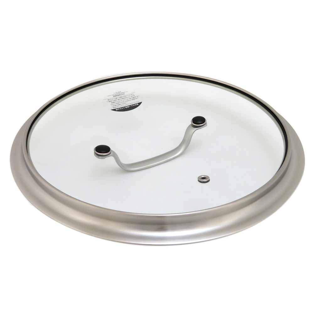TKG (Teikeiji) IH Select 2-Layer Clad Pot Glass Lid 26cm ANB3906
