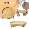 Sofa Tray Table Portable Folding Sofa Arm Clip Bed Sofa Snacks Drinks Breakfast Tray