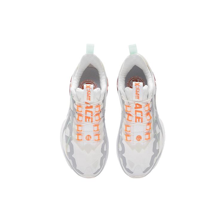 New LiNing Casual Shoes Women's Low Top Mist White/Glacier Gray AZGS026-3