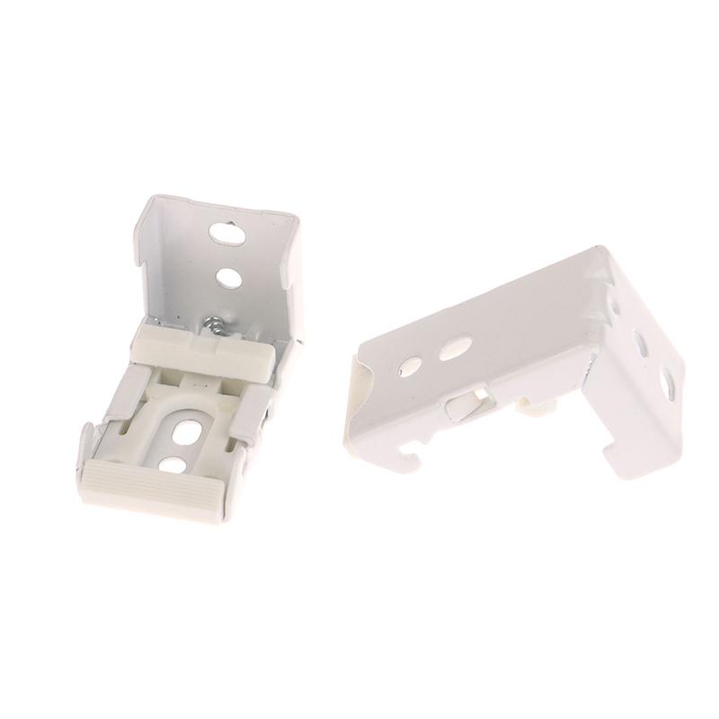 4 Stück 22 mm Decken- und Wandhalterungen für Raffrollos Oberschiene Belastend Montage Jalousiezubehör