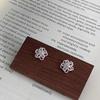 Openwork Floral Stud Earrings Women's Summer Ear Hole-friendly Gentle Vintage Minimalist Elegant Everyday Ear Jewelry