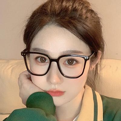 Round Spek Spec Anti Blue Light Blocking Glasses Transparent Spectacles Frame Plastic Computer Gaming Glasses Cermin Mat