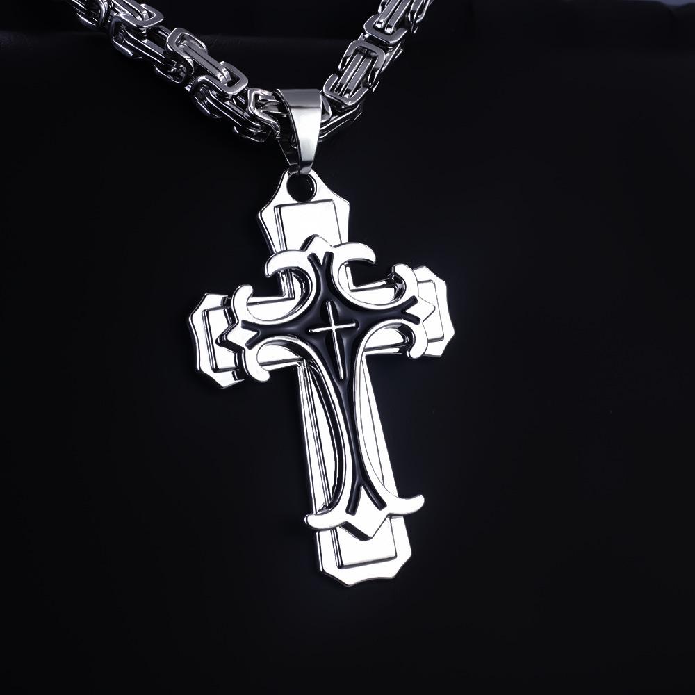 Retro Viking Thor's Hammer Stainless Steel Pendant Necklace
