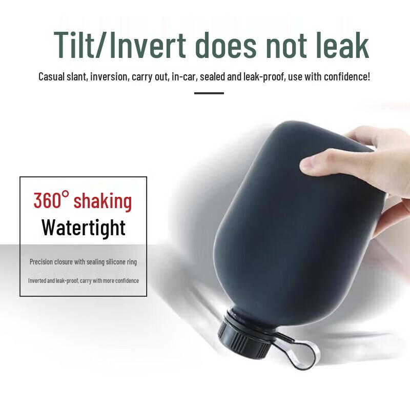 Shuchu 1L Aluminum Military Canteen with Cover and Strap