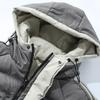 Snoopy Men's Winter Hooded Fleece-Lined Jacket