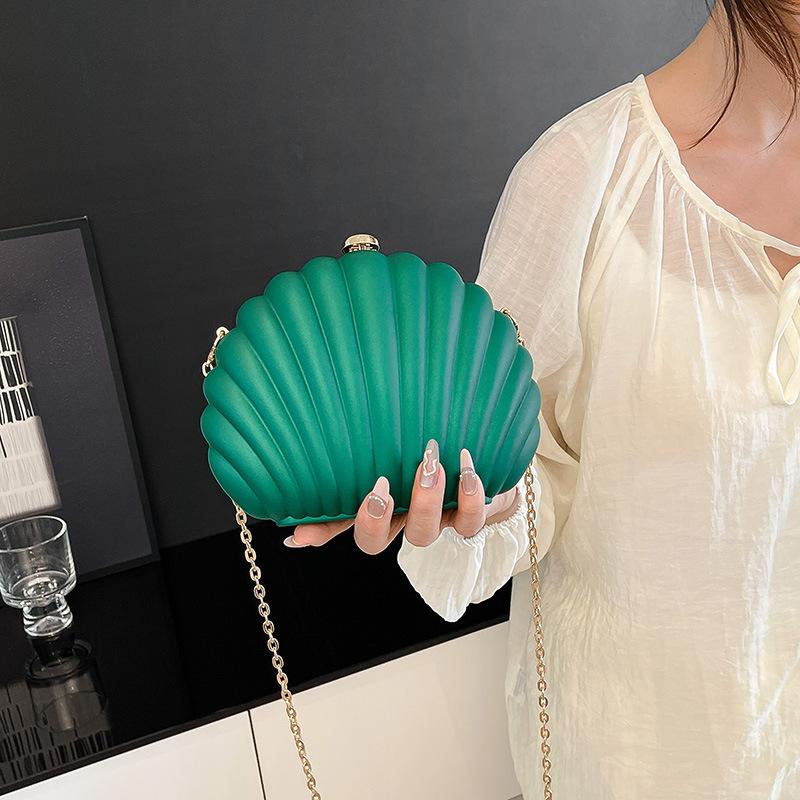 Bags Women's Bag 2025 New European and American Candy Color Dinner Bag Fashionable Personality Shoulder Acrylic Shell Bag