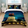 Kiki's Delivery Service Jiji Bedroom 3Pcs Bedding Set Soft Bed Sheet Pillowcases Home Bedding Decoration