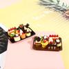 1/12 Dollhouse Miniature 1Tray+8 Cakes Model Kitchen Toys
