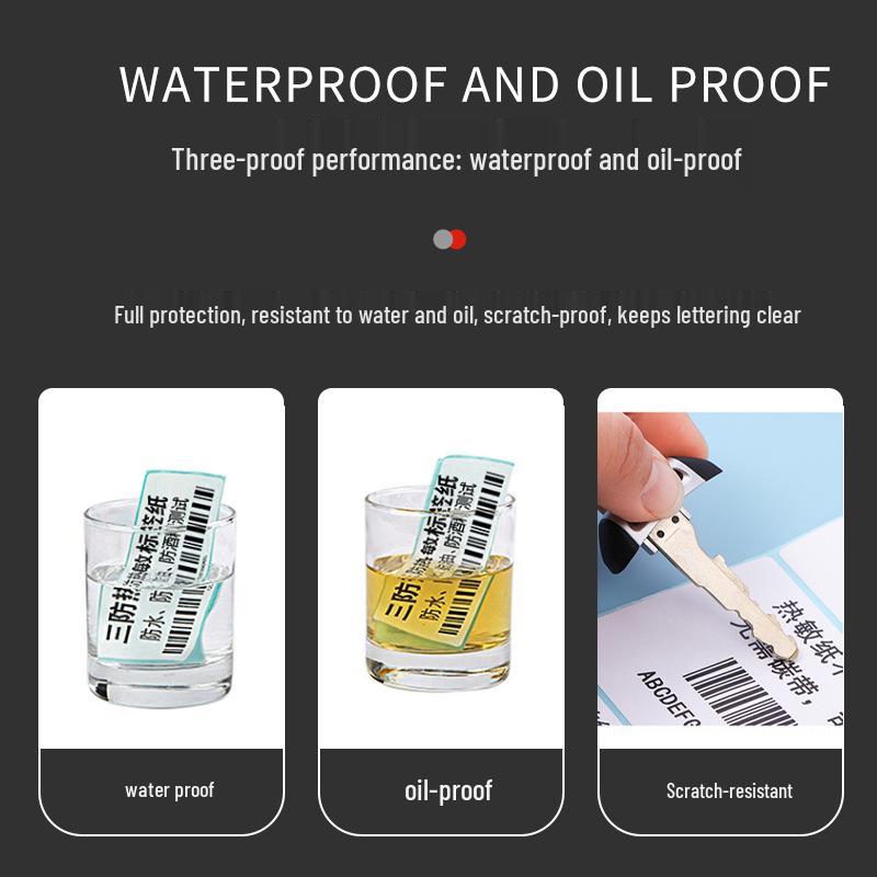 Waterproof Self-Adhesive Barcode Labels for Supermarket & Logistics