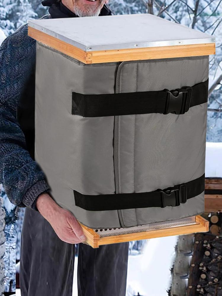 Bee Hive Wraps For Winter 5-layer Adjustable Waterproof Winter Beehive Wrap Warming For Courtyard Yard Raising Porch