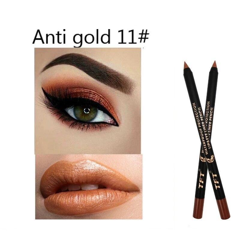 Long lasting Lipliner Pencil 15 Colors Make up Lip Cosmetic Matte Soft Lip Liner Stick As Eyeliner Pen For Women's Makeup Korean