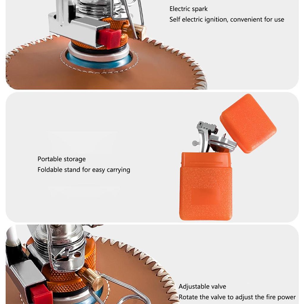 Outdoor Gas Stove Camping Gas Burner Portable Mini Titanium Stove Survival Furnace Pocket Picnic Gas Cooker  Portable XYZ