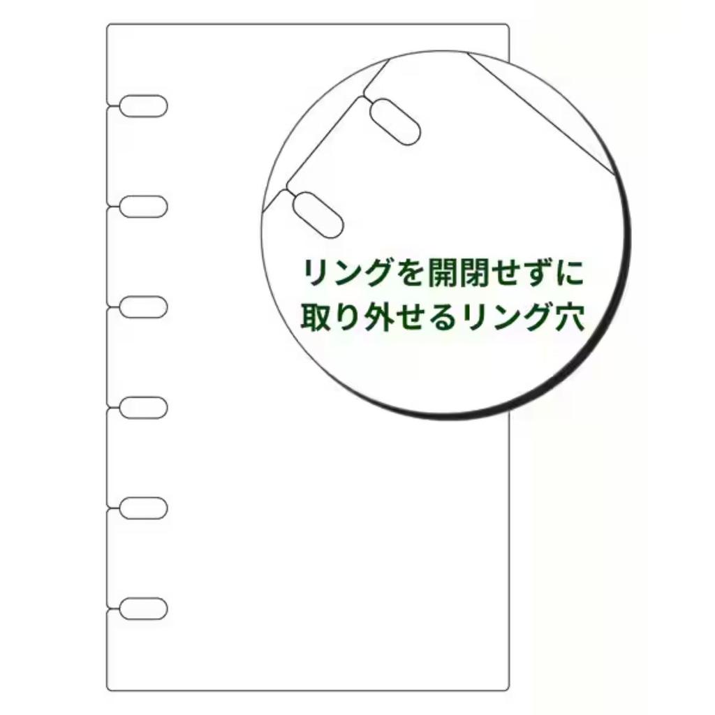 Raymay Fujii System Planner Refill Keyword Guide Bible 2 Sheets x 5 151900 Protector, Size, WWR205, Packs,