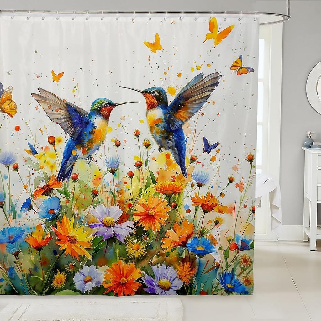 Plain White Cat Fabric Shower Curtain for Girls Cute Kitten Shower Curtain Pet Kitten Bathroom Shower Curtain Sets for Kids Boys