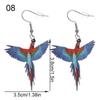 Fashion Acrylic Parrot Animal Jewelry Eardrop Bird Earrings Earbob