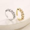 Exquisite Women's Adjustable Geometric Zirconia Ring