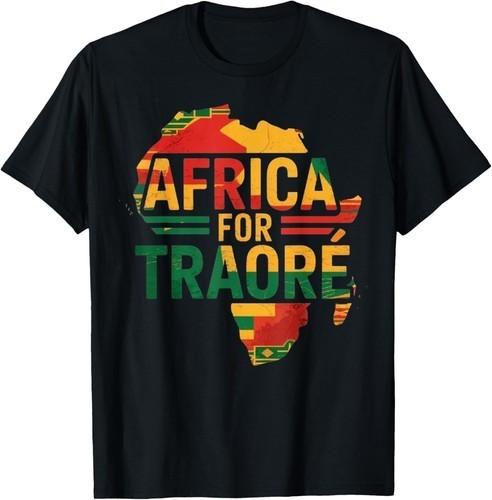 Burkina Faso African Africa for Ibrahim Traore Afro T-Shirt S разноцветный