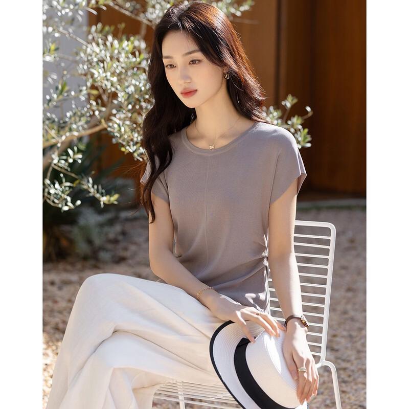 Women's Elegant Round Neck Knit Top