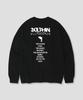 DOLPHIN WAVE APPAREL Dolphin Fingerreading Graphic Long Sleeve T-Shirt Black