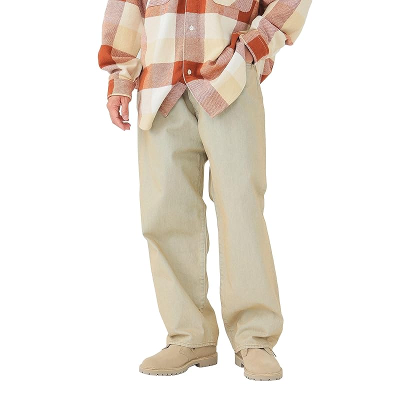 

[Beams] jeans wide fit denim pants men s BEIGE M 11210299791