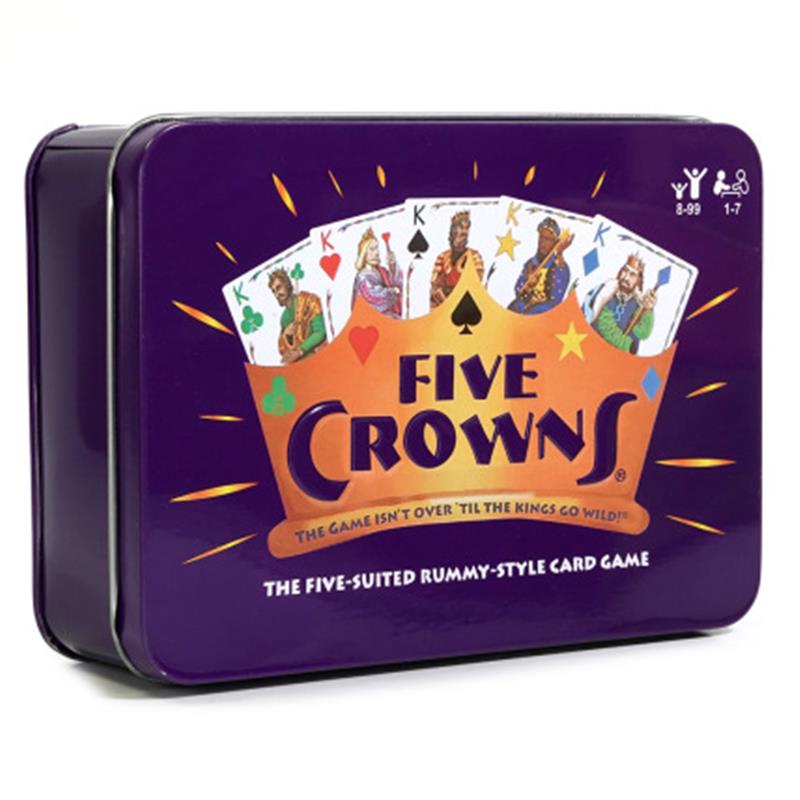 English Version Chess And Card FIVE CROWNS Crown Board Game Card Quiddler Magician Game Toy