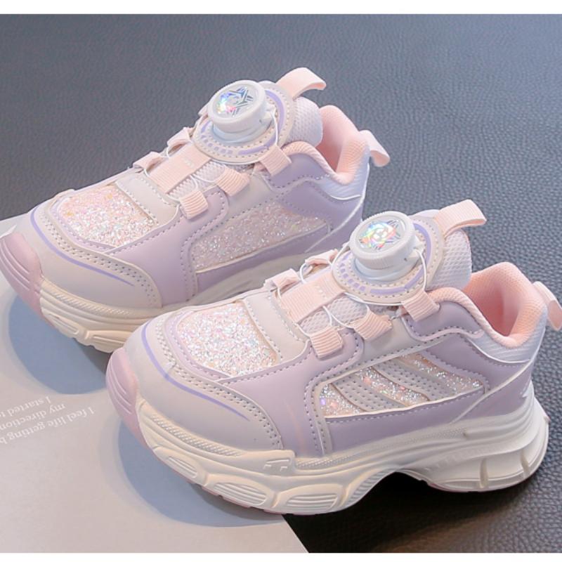 

Детская мода Четыре сезона Дышащая Повседневная обувь Детские Беговые сандалии Студенческие Девочки Трендовые Удобные Кроссовки для спортзала 26 розовый