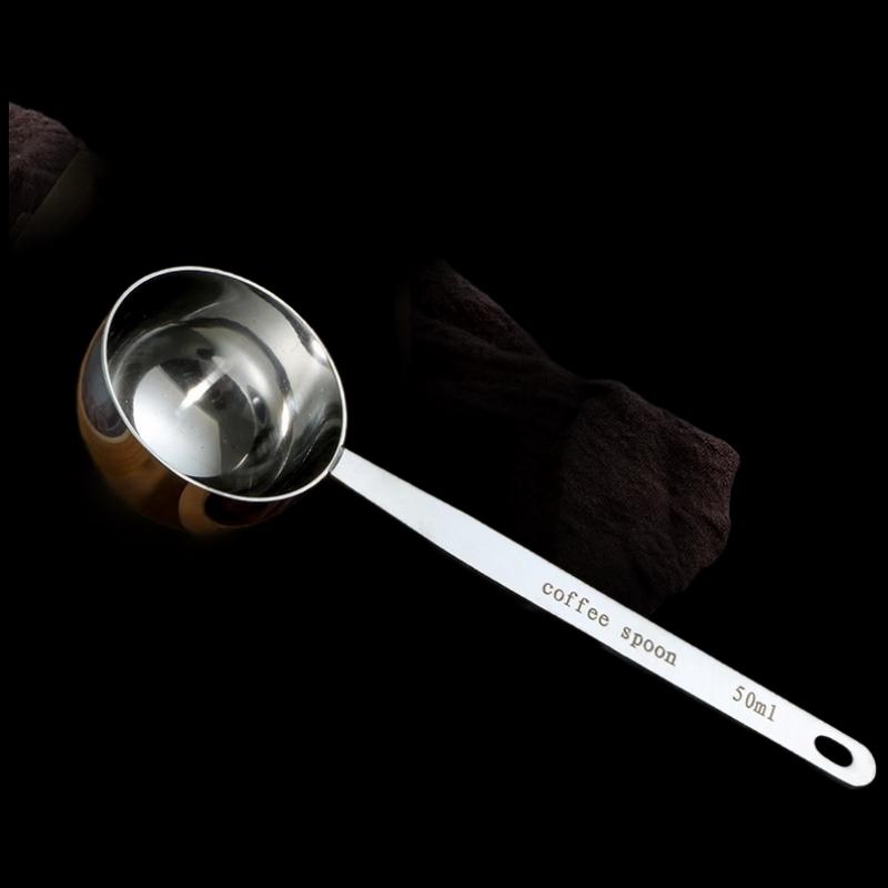 50ml Stainless Steel Long Handle Measuring Spoons Set (10 Pcs)