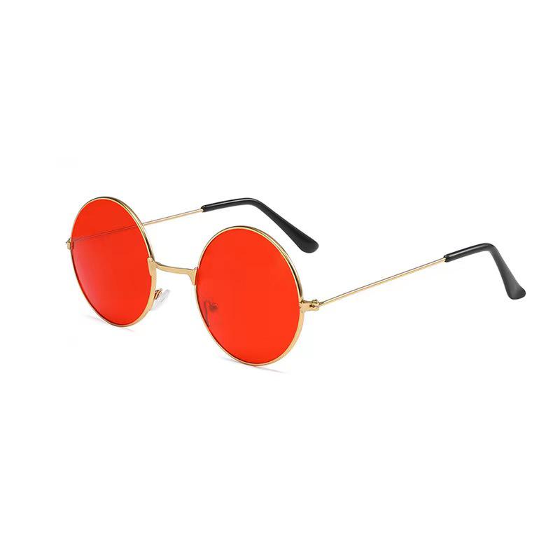 Set of 5 Black Round Harry Potter Sunglasses with Hyaluronic Acid Duck Metal, Perfect for Wedding Groomsmen and Lucky Cat Theme.