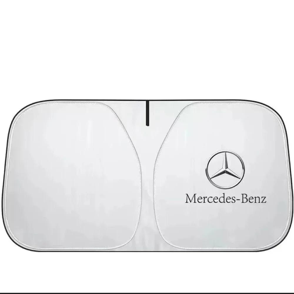 UV Car Front Windshield Sunshade Sunshade Protective Cover For Mercedes Benz AMG W203 W206 W220 W205 W211 W212 GLE GLC GLK GLS