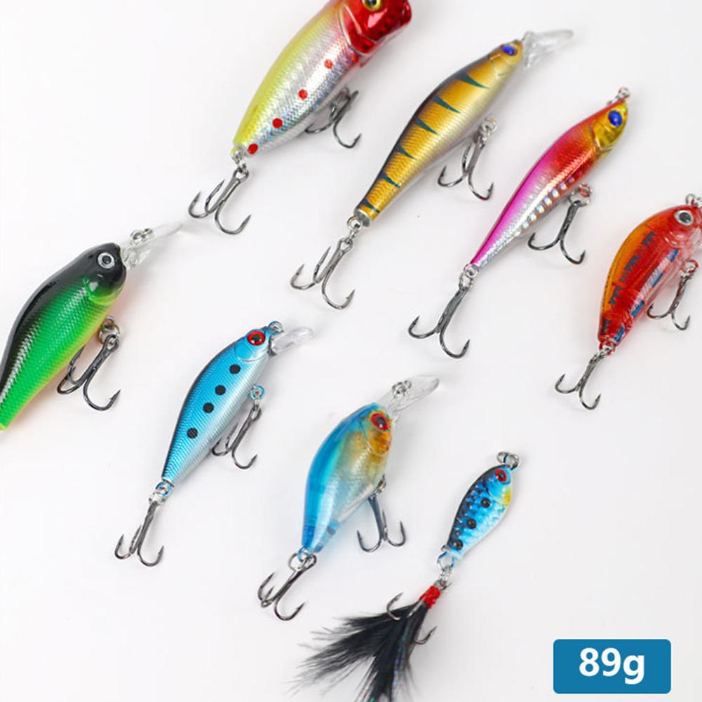 8pcs Mixed Minnow Fishing Lures Wobbler Bionic Crankbait Fishing Bait for Trout Bass Carp Fishing Accessories