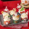 Christmas Baking Cups Food Grade Paper Cup Cake Baking Muffin Molds Oil-proof Cupcakes Liners Cases Xmas Cake Tools Party Decor