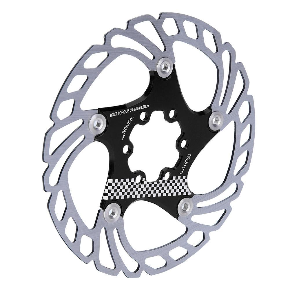 

160 мм Плавающий диск Шесть болтов Велосипед Горный велосипед Тормозной диск Велосипедный аксессуар(красно-серебряный )