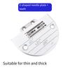 Sewing Machine Needle Plate and Feed Dog Set Flat Car Sewing Machine Needle Plate and Feed Dog for Thin and Thick Fabric
