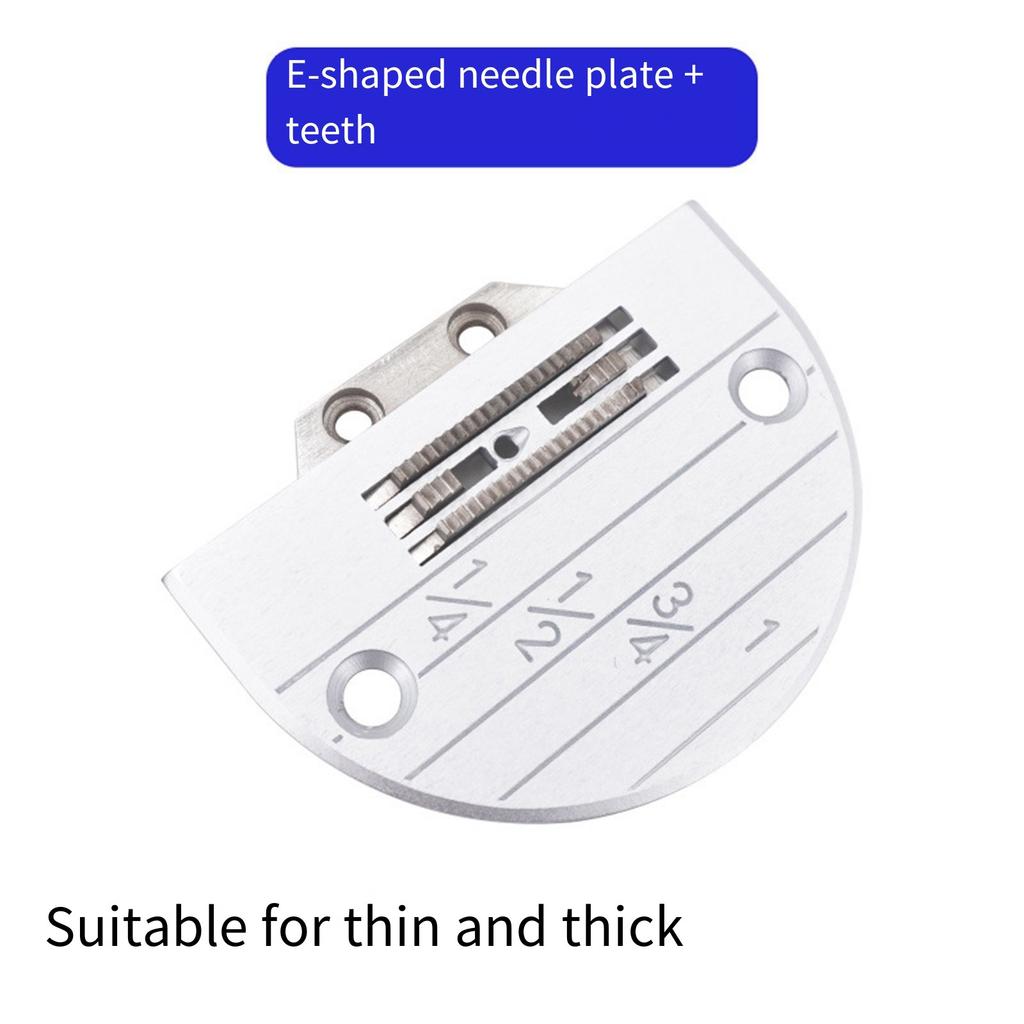 Sewing Machine Needle Plate and Feed Dog Set Flat Car Sewing Machine Needle Plate and Feed Dog for Thin and Thick Fabric