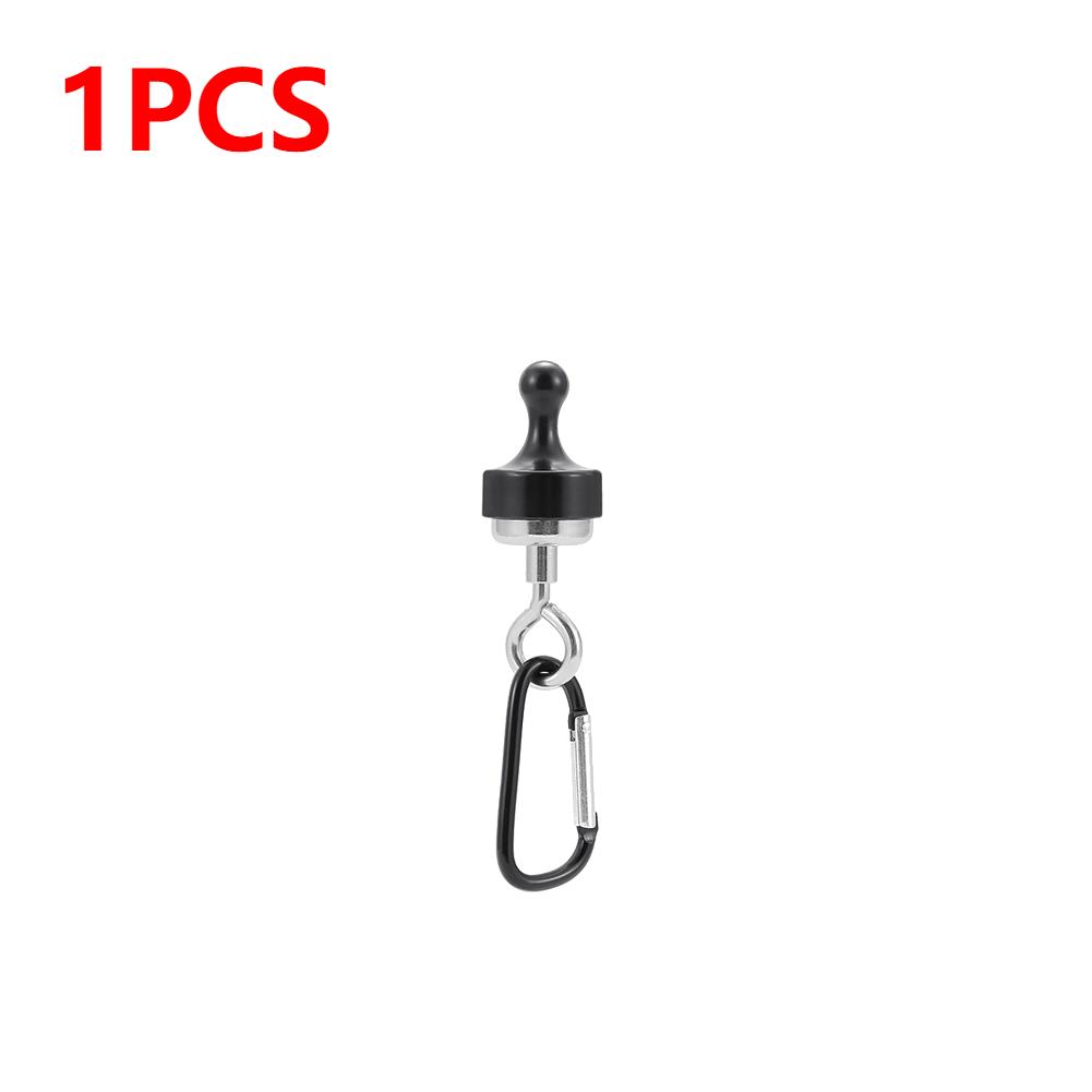 1-20X Outdoor Strong Magnetic Hook Skylight Tent Strong Magnetic Buckle Multi-Purpose Camping Light Hook D Mountaineering Buckle