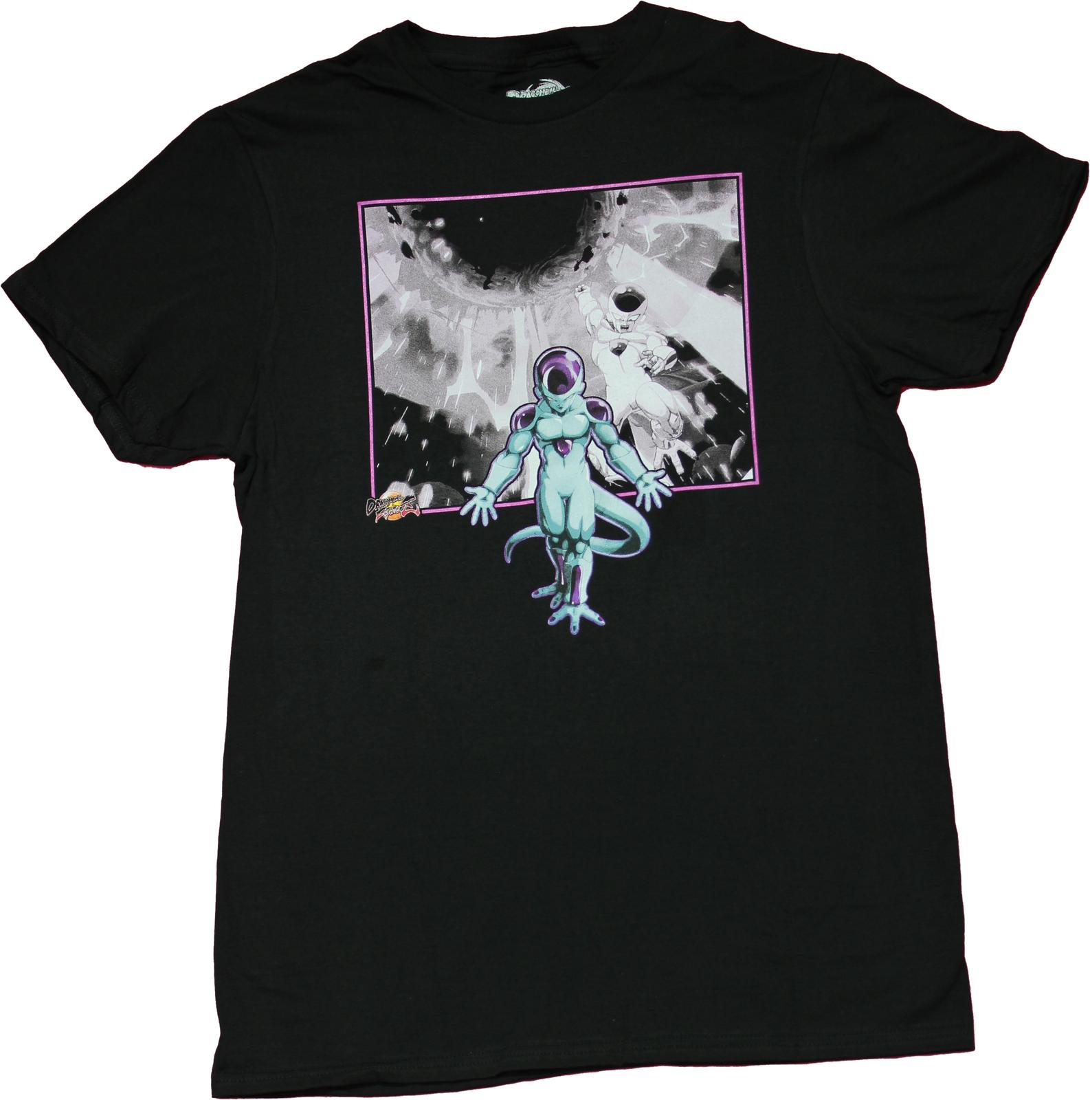 Dragon Ball Z New Adult T-Shirt - Fighters Z In Cell Magenta Box M